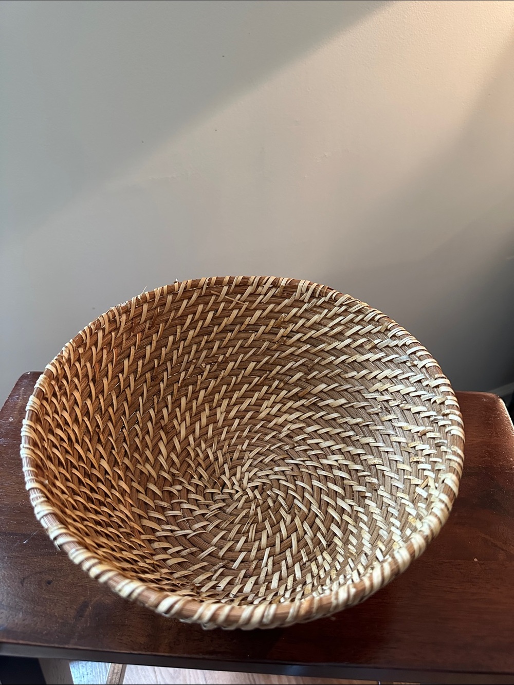 Wicker basket • bowl - Picture 3 of 3